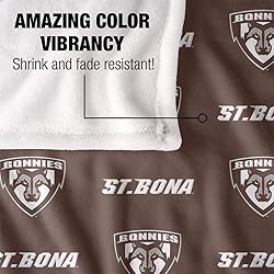 St. Bonaventure University Bonnies Blanket, 36" x