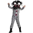 Scary Clown Costume For Kids – Creepy Killer Clown Outfit With Mask, Halloween