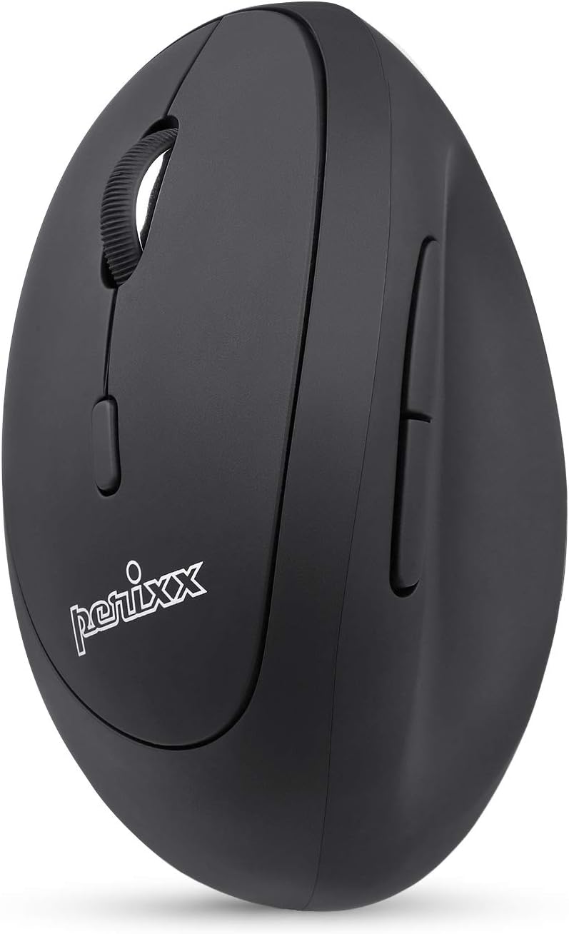 Mouse Ergonomico Verticale Wireless Per Mancini – 6 Pulsanti, DPI Regolabile, Nero - 5