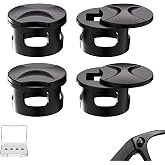 4 Pack Meta Glasses Light Cover, Integrated Design Light Cover, Anti-Scratch Lens Protector, Adjustable Lens Guard Accessories, Compatible with Wayfarer/Skyler/Headliner/Oakley Meta HSTN，Black