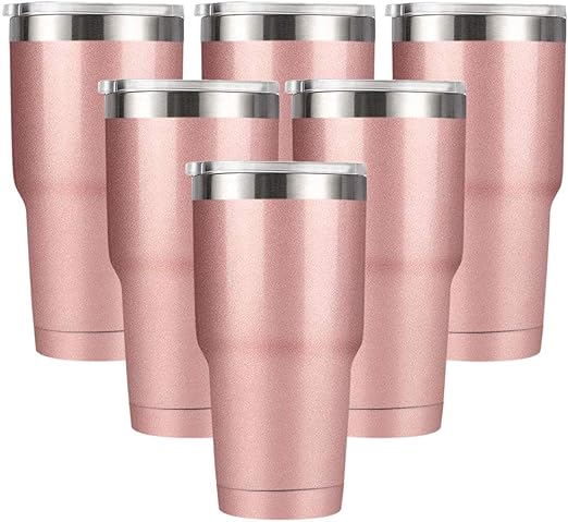 rose gold thermal cup