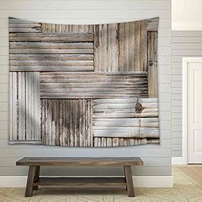Bamboo Wall Texture and Background - Fabric Wall Tapestry Home Decor - 51x60 inches