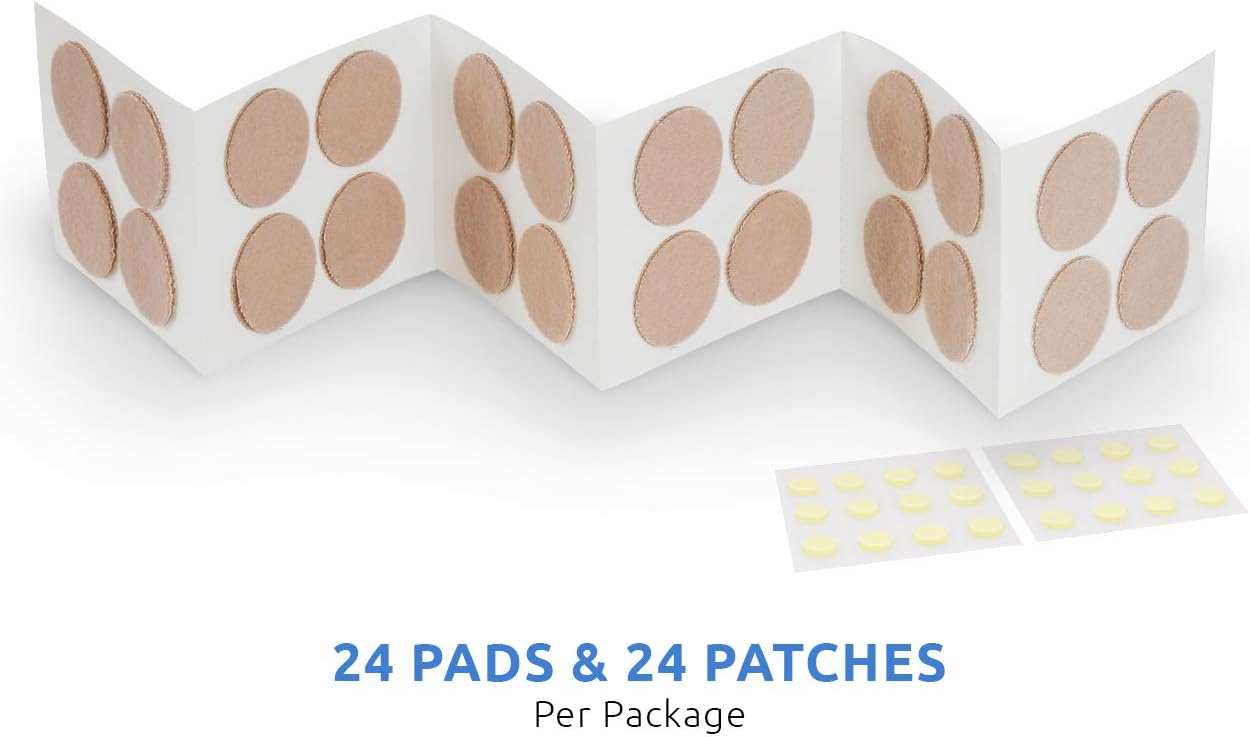 Comfort Zone Plantar Wart Remover Kit, Medicated Patches and Concealing Pads, 24 Count: Health & Personal Care