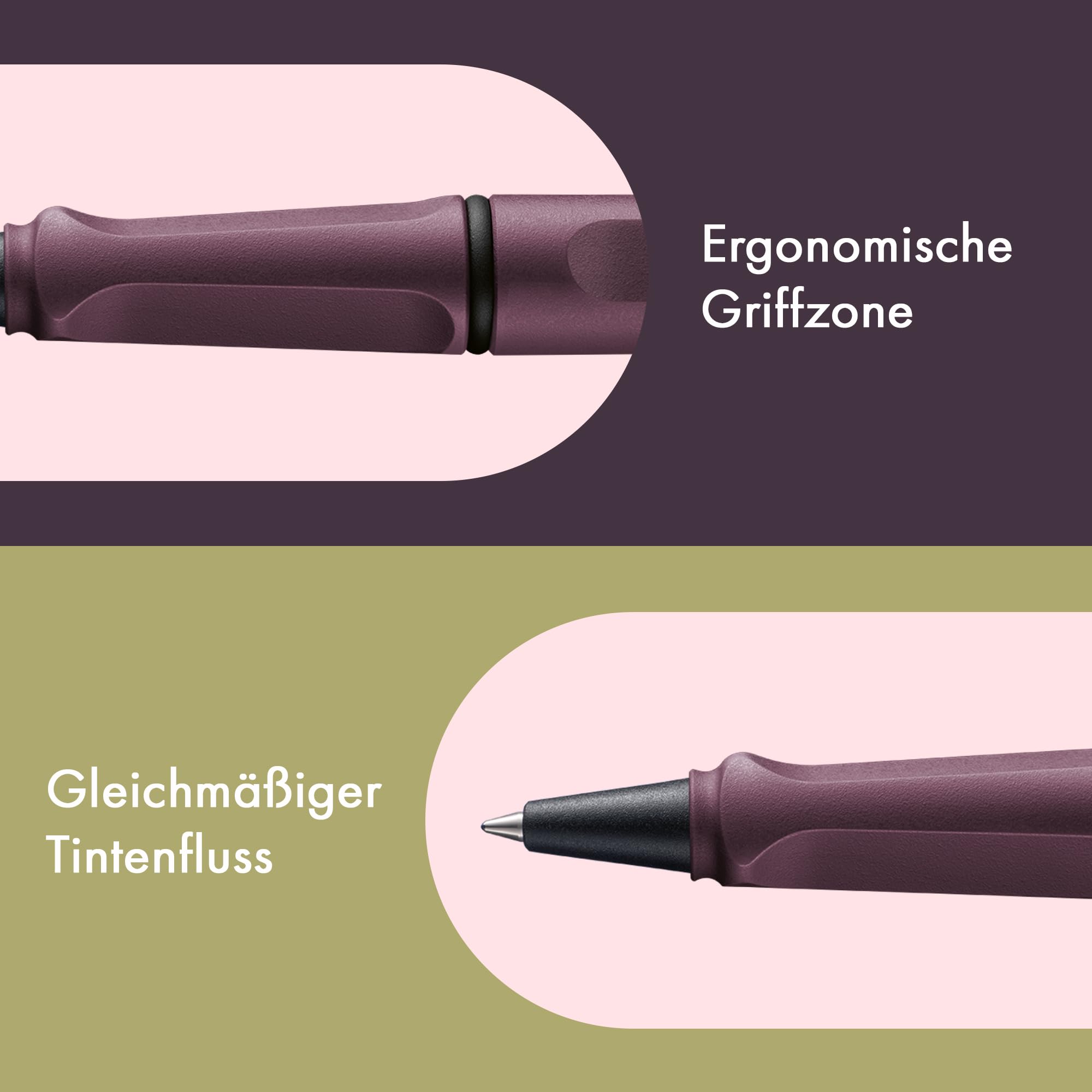 Lamy safari scarlet Tintenroller in Strichbreite M 2