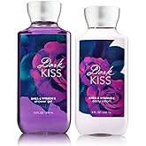 Bath and Body Works Lotion and Shower Gel, Dark Kiss, 2 Pc Gift Set