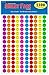 Pack of 2100 Happy Face Smiley Stickers, 3/4