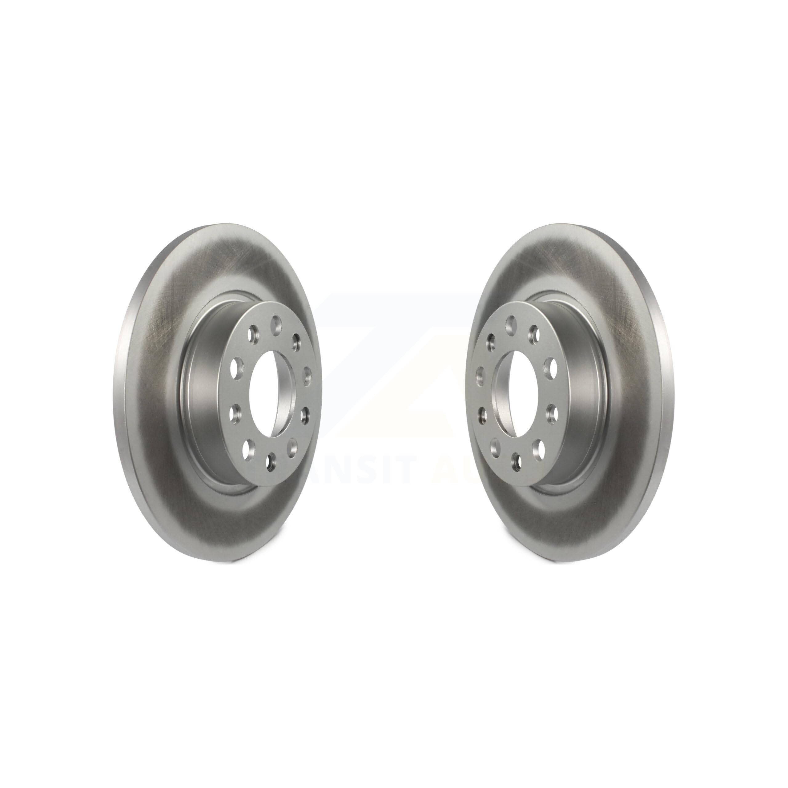 Genius Rear Coated Disc Brake Rotors Pair