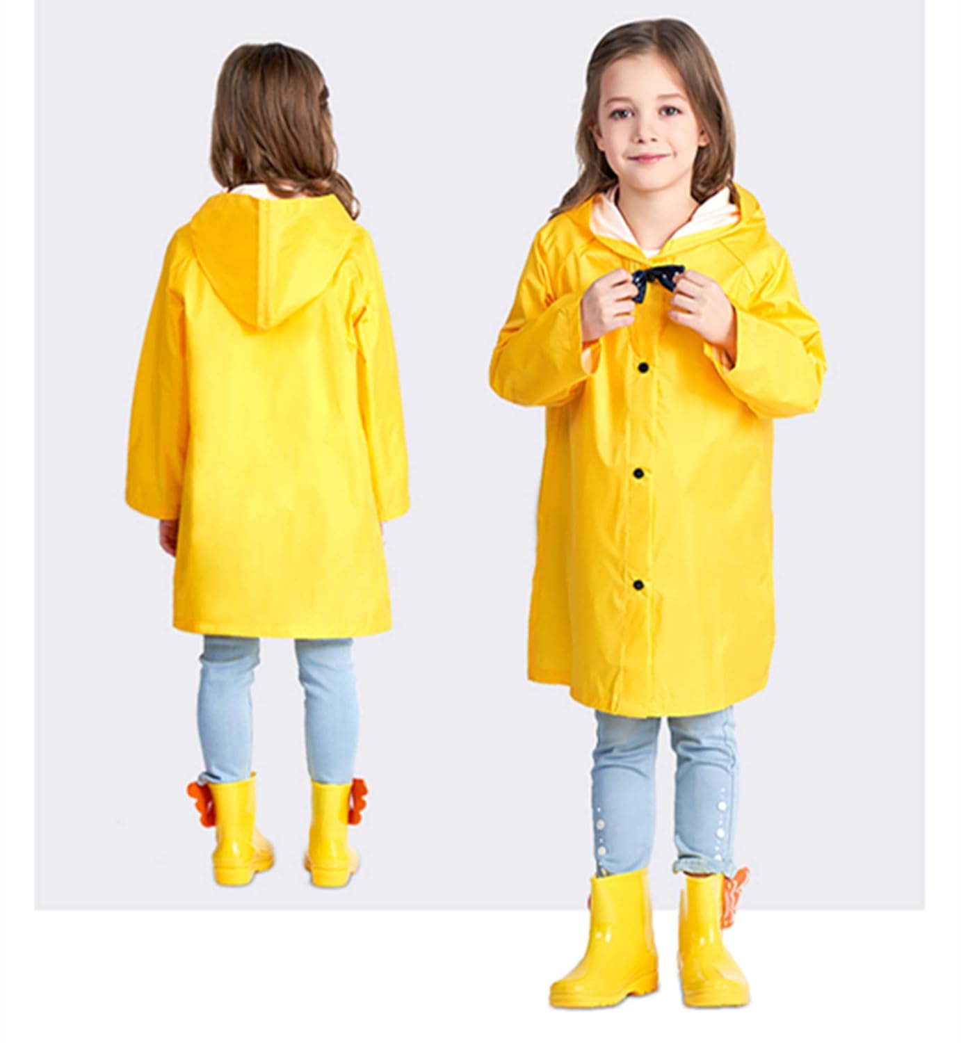 yellow rain jacket kids