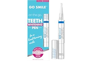 GO SMILE On The Go Teeth Whitening Pen, Teeth Whitener & Stain Remover Self Care Gifts for Women & Men - Whitening Strips Alternative - Travel Size for Gift Basket or Stocking Stuffers, Mint, 1.3mL