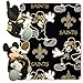 The Northwest Company NFL New Orleans Saints Character Hugger Pillow & Fleece Throw Blanket Set, 40