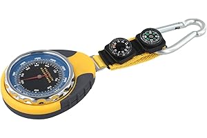 4in1 Altimeter And Barometer For Outdoor Activities, Measures Altitude And Weather Conditions, Ideal For Hikers And Explorers