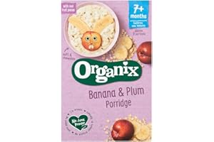 Organix - Stage 2 from 7 months - Banana & Plum Porridge - 200g