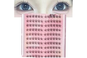 120 PCS False Eyelash Clusters with Ultra-Soft Outer Tips Lightweight Lashes for Everyday Look