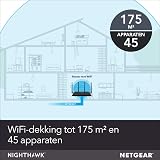 NETGEAR Nighthawk Modem Router Gigabit WiFi Black Dual-Band 4G Connectivity view 3