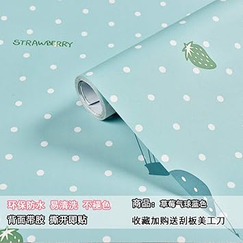 Lzymlg Mode 3d Moderne Gestreifte Tapete Fur Wande Kinderzimmer Schlafzimmer Wohnzimmer Sofa Tv Hintergrund Startseite Wand Papierrollen Erdbeer Blau Amazon De Baumarkt