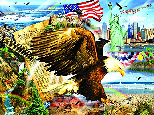 Across the Land 1000 Large Size Piece Jigsaw Puzzle by SunsOut