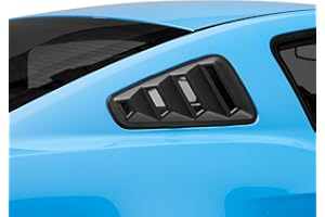 SpeedForm Quarter Window Louver in Matte Black Fits Ford Mustang Coupe 2010-2014