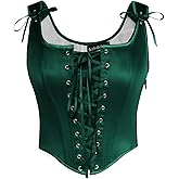 Scarlet Darkness Women Renaissance Corset Pirate Bustier Top Bodice Bodyshaper