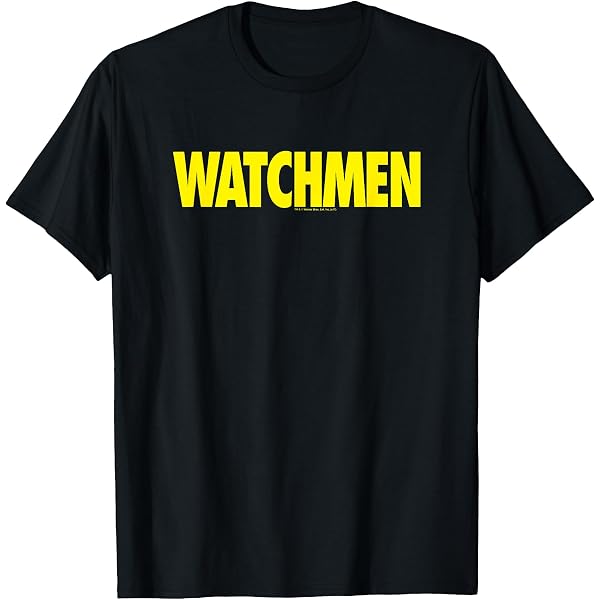 Amazon.com: DC Comics Watchmen Who Watches Unisex Adult T-Shirt