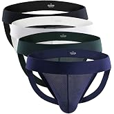 Billtop Men's Jockstrap Mesh Pouch Athletic Supporters Underwear for Men