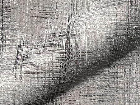 Raumausstatter.de Möbelstoff Varese 307 Muster Abstrakt grau als robuster Bezugsstoff, Polsterstoff zum Nähen und Beziehen, F