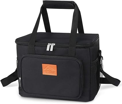 Homewit Sac Isotherme Repas 15l Grande Capacite Lunch Bag Glacieres De Camping Et Randonnee Sacs De Pique Nique Travail Pour Adulte Enfant Bebe Noir Amazon Fr Jardin