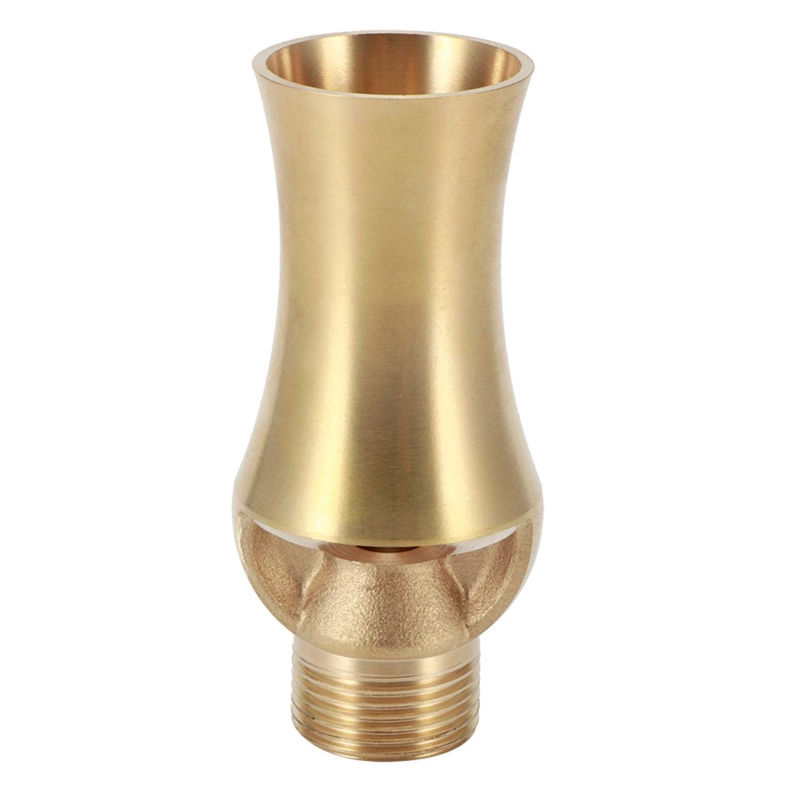KIKYO Fountain Nozzle, Copper, Adjustable, 2in Female Thread, Garden, Fountain, Landscape