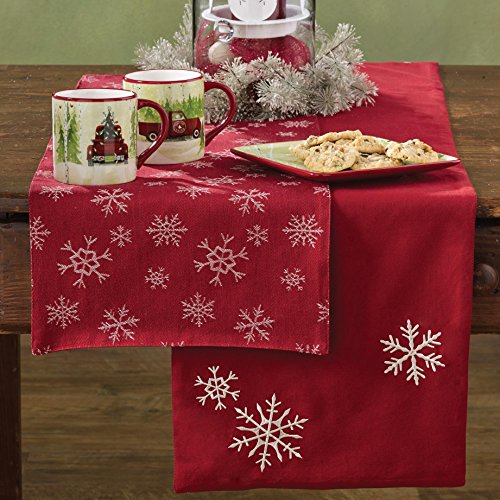 Park Designs Snowfall Table Runner