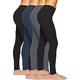 Felina | Velvety Soft Lightweight Leggings | 4-Pack