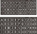 Alliance Model Works 1:35 German Large Numbers Letters Stencil Mask LW35028