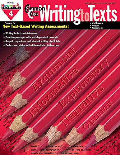 Common Core Practice Writing to Texts Grade 4