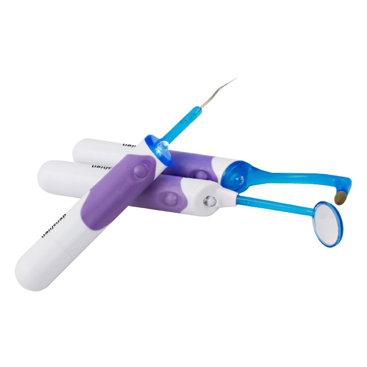 Denshine Profesional kit de dental herramientas dentales kit limpieza dental con luz