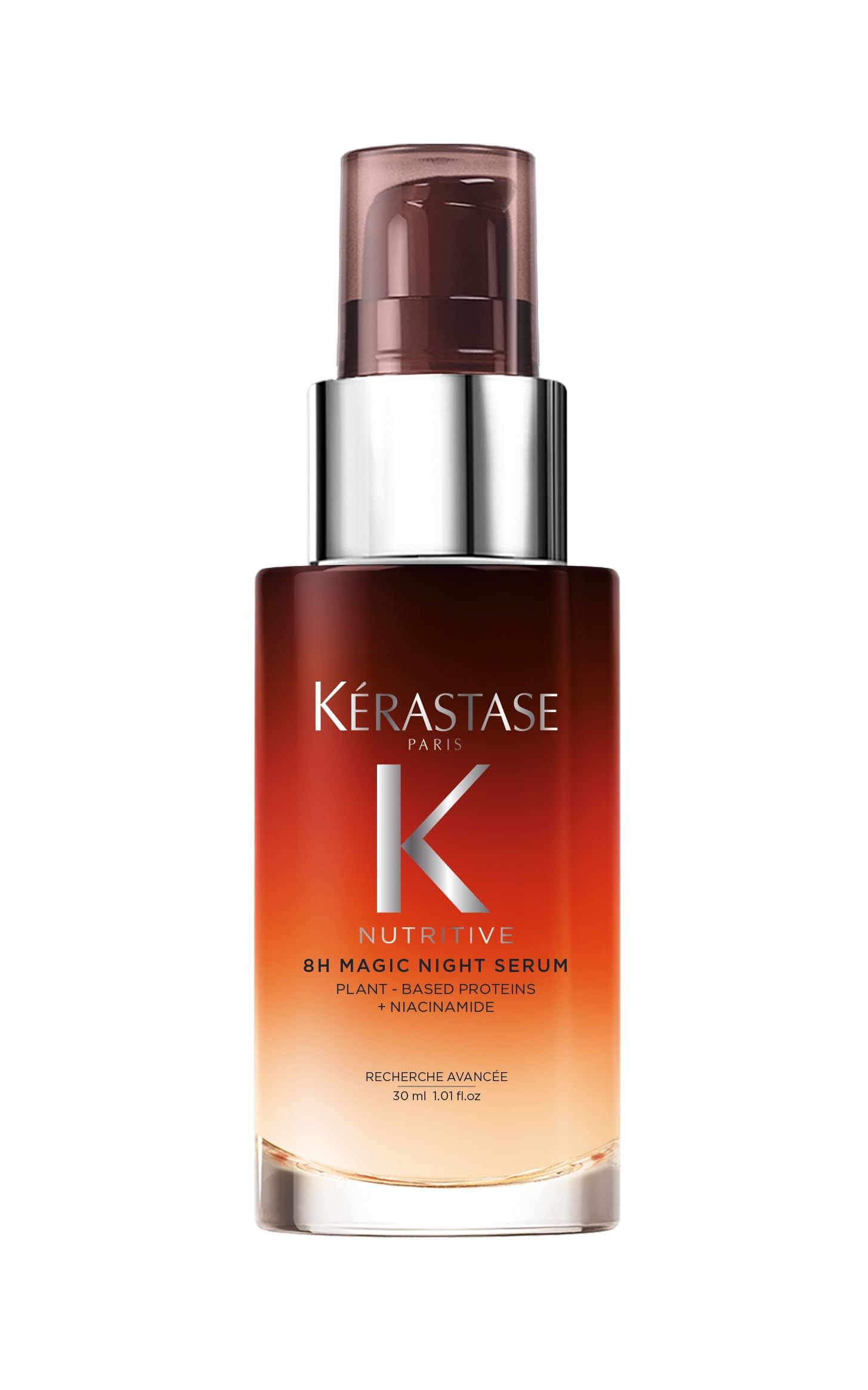 Photo 1 of Kerastase Nutritive 8H Magic Night Serum - Overnight Treatment for Dry Hair, Enhances Shine, With Plant-Based Proteins, 1.01 Fl Oz, Travel Size