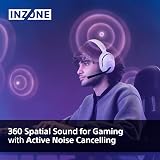 Sony INZONE H5 Wireless Gaming Headset 360 Spatial Sound PS5 PC White view 3