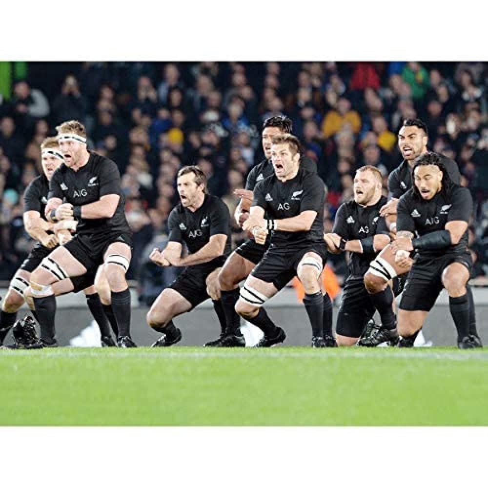 Artery8 New Zealand Rugby Legends World Cup Haka Photo Art Print Canvas Premium Wall Decor Poster Mural