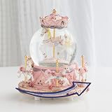 LOVE FOR YOU Color Lights Unicorn Music Box Carousal Ballet Horse Gift view 7