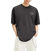 Allsaints Mens Redact Short Sleeve Crew Neck Shirt