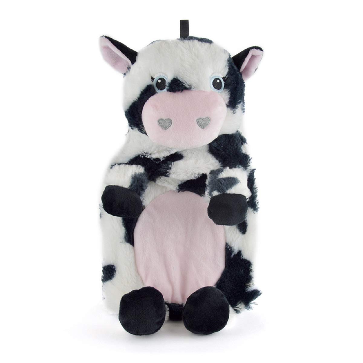 STC Stores Hot Water Bottle with Novelty Plush Cow Cover