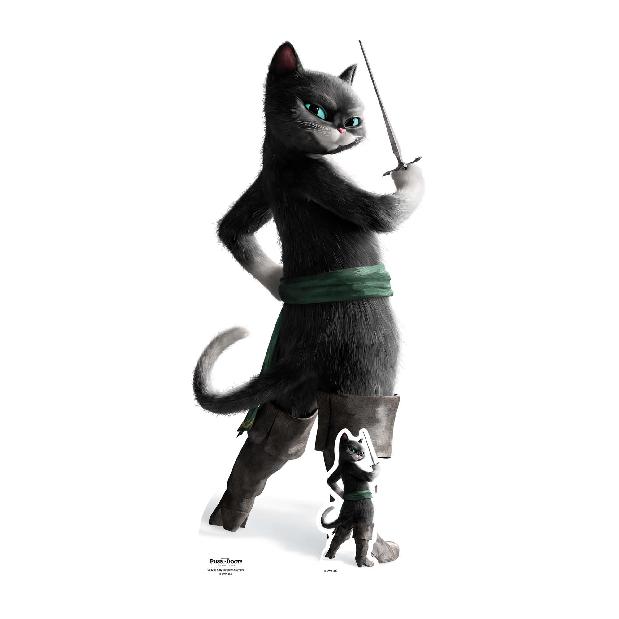 Star Cutouts SC4286 Kitty Softpaws Lifesize Cardboard Cutout – DreamWorks Puss in Boots Party Decoration & Fan Display