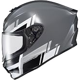ScorpionEXO R420 Full Face Polycarbonate Street Motorcycle Helmet Comm Ready Speaker Pockets DOT Snell Approved Adult