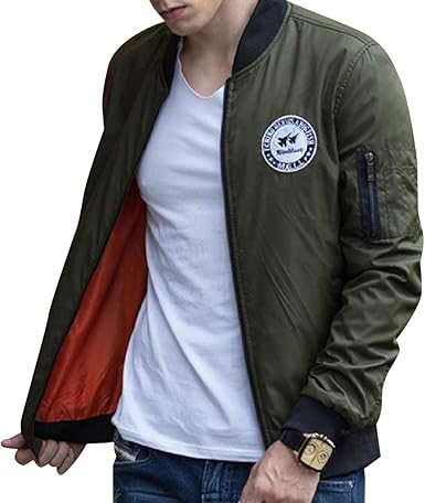 jaqueta bomber verde masculina