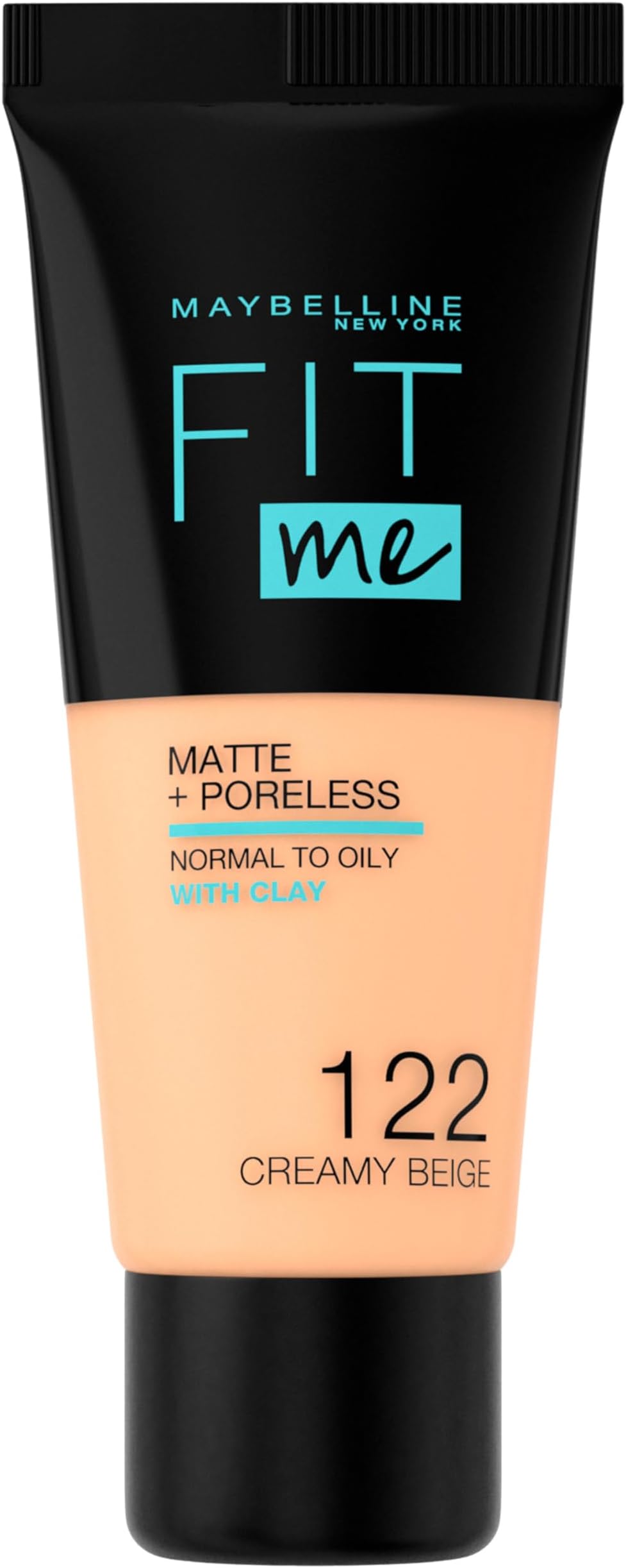 Maybelline Fit Me Foundation Matte + Poreless 122 Creamy Beige 30ml