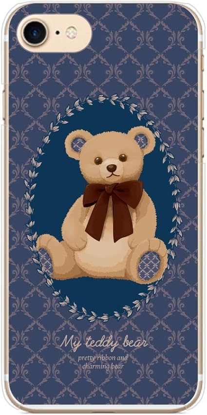 Amazon Co Jp テディベア くま ぬいぐるみ 04 ダマスク Iphone Se 第2世代 スマホケース Iphonese2 ハードケース アイフォンse2 クリアケース 家電 カメラ