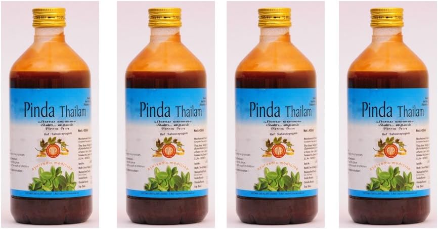 4 x Pinda Thailam - Rheumatoid Arthritis - 200ml by AVP