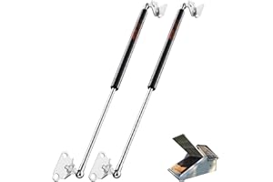 Dukuge Heavy Duty Universal Gas Struts 25 inch with Mounting Brackets for RV Bed, 150lbs Gas Shocks Spring Lift Kit for Basement Storage Door Mattress Heavy Lid and DIY Project, Set of 2