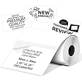 Thermal Labels Compatible with Phomemo M100/M110/M150/M221/M220/M120/M200/M250 Label Printer,1.97"x1.18"(50x30mm), 230 Labels/Roll, Black on White