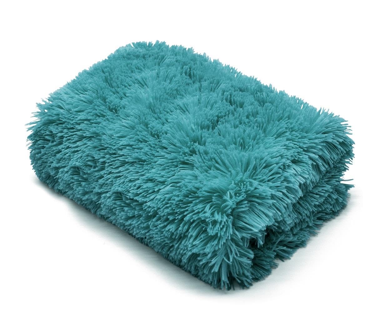 Kampala Hill Cuddles Blanket/Throw Teal 150 x 200cm