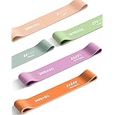 DIOMASO Resistance Bands for Working Out- 5 Levels with Exercise Bands, Multi-Colored Stretch Bands for Women Men, Legs, Glut