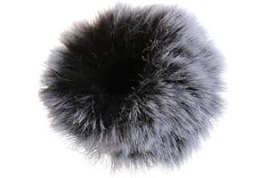 K10 Microphone Windshield Furry Windproof Muff Windscreen Cover for Lapel Lavalier Mic 5-10m Windshield Windproof Microphone 