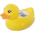 Dreambaby Duck Baby Bath Thermometer - Instant Read Digital Thermometer for Water and Room Temperature - Floating Baby Bath T